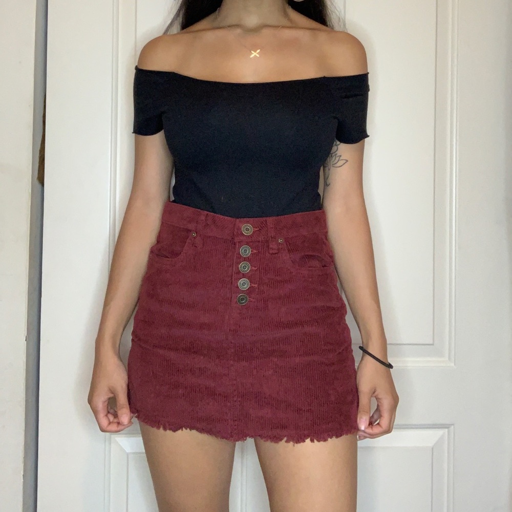 Corduroy skirt